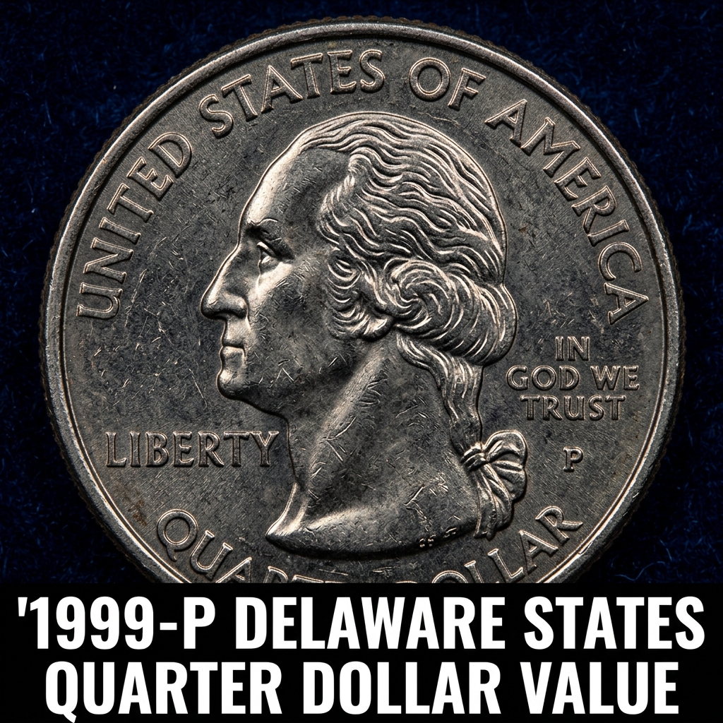 1999-P Delaware State Quarter Value Guide What It's Really Worth Today