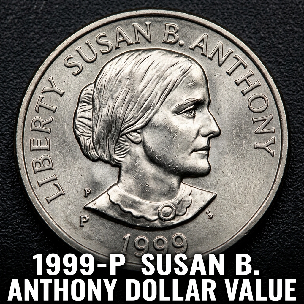 1999-P Susan B. Anthony Dollar Value and What It's Really Worth Today