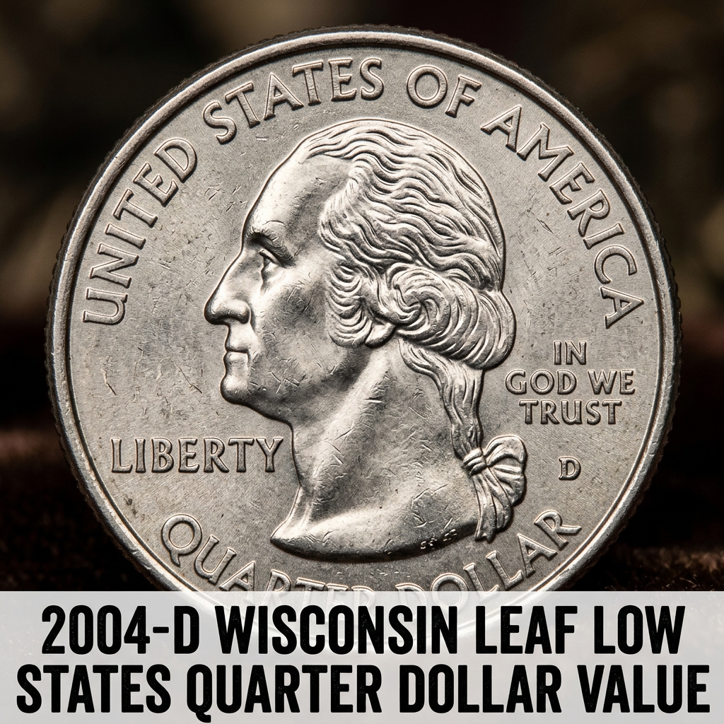2004-D Wisconsin Extra Leaf Low Quarter Value and What Makes It Special
