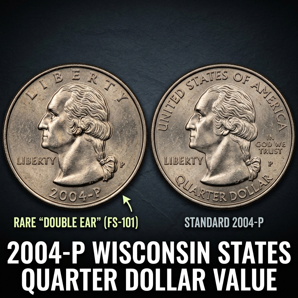 2004-P Wisconsin State Quarter Value What It's Really Worth Today