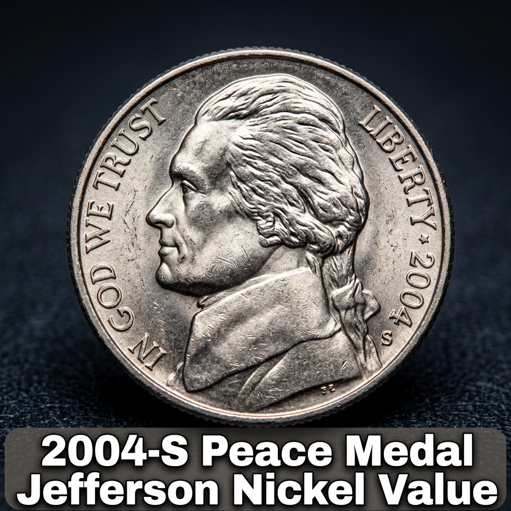 2004-S Peace Medal Jefferson Nickel Value Guide What It's Actually Worth