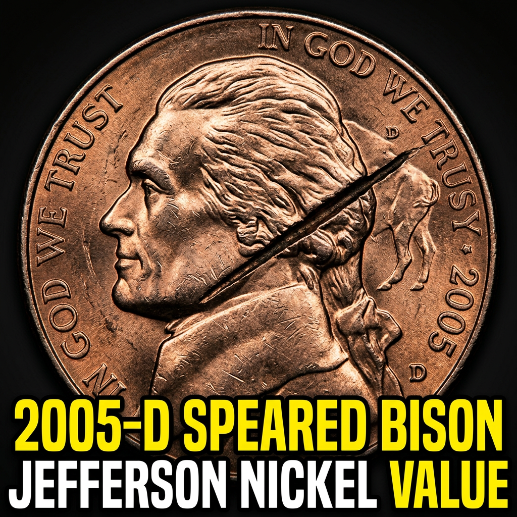 2005-D Speared Bison Jefferson Nickel Value — What This Error Coin Is Really Worth