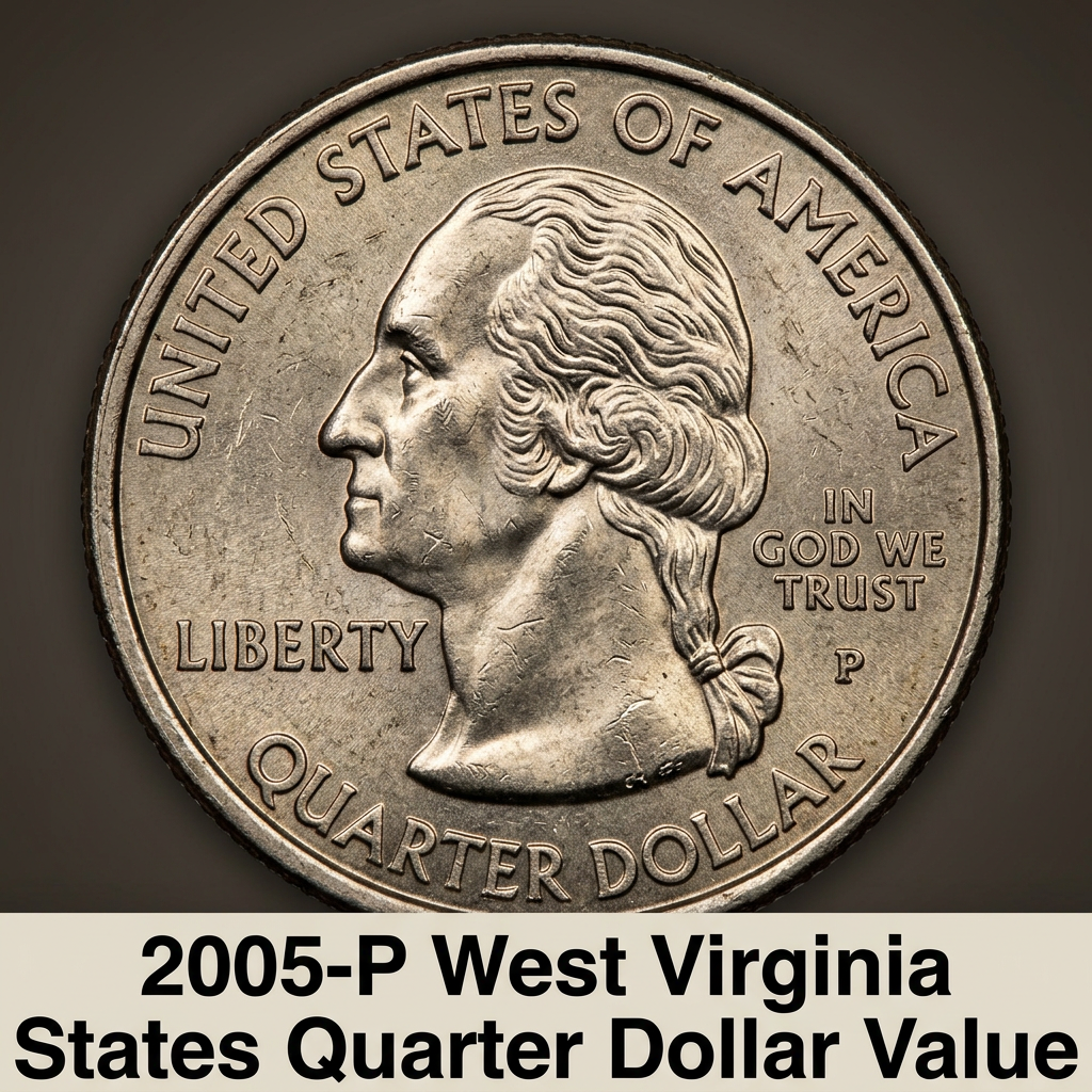 2005-P West Virginia State Quarter Value and What It's Really Worth Today