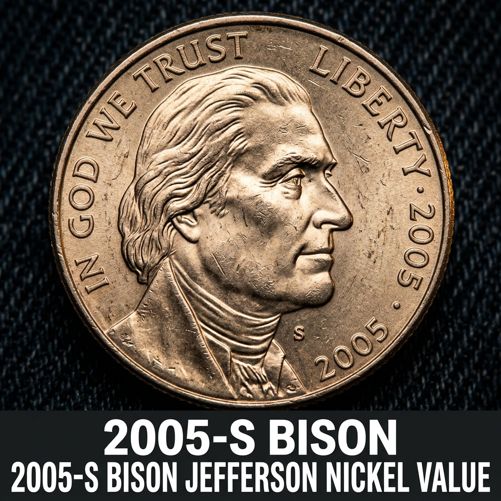 2005-S Bison Jefferson Nickel Value and What Your Coin Is Really Worth