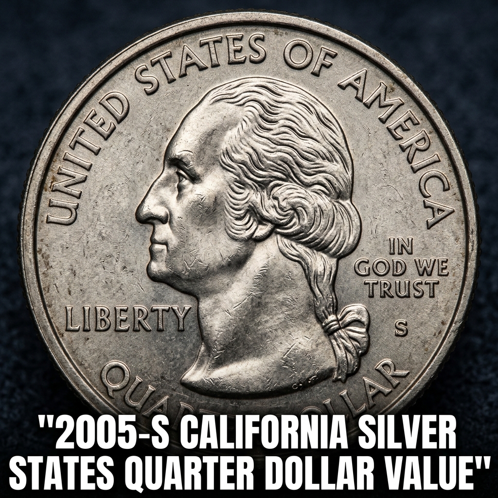 2005-S California Silver State Quarter Dollar Value and What It's Worth Today