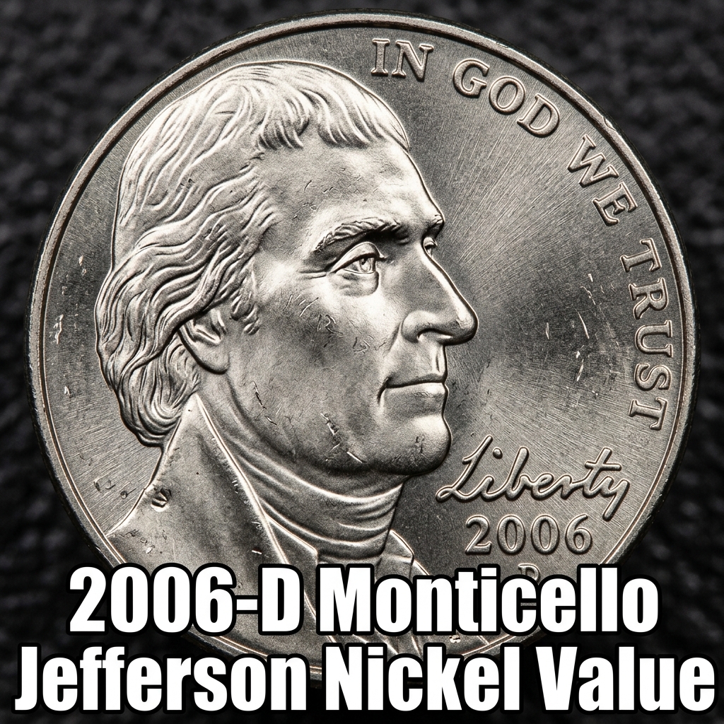 2006-D Monticello Jefferson Nickel Value and What It's Worth Today