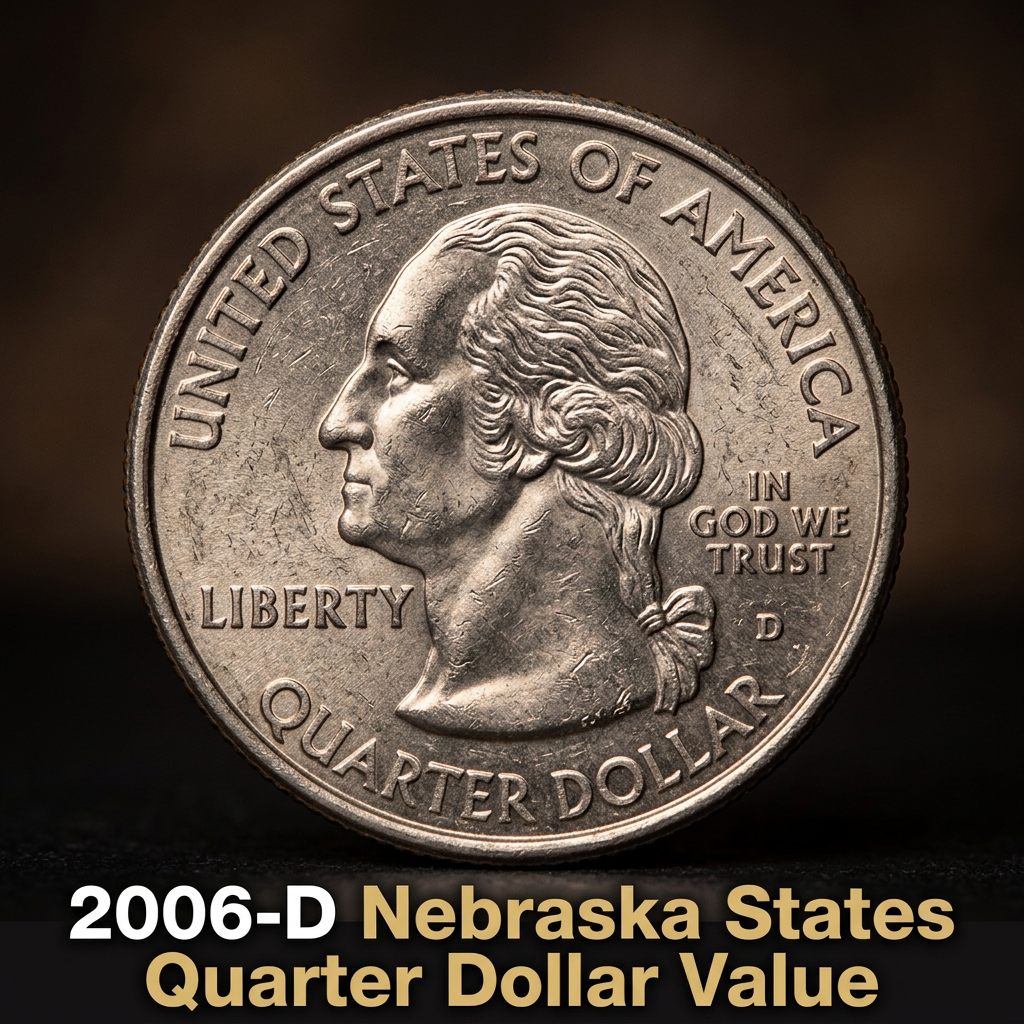 2006-D Nebraska State Quarter Value What It's Worth and Why Collectors Care