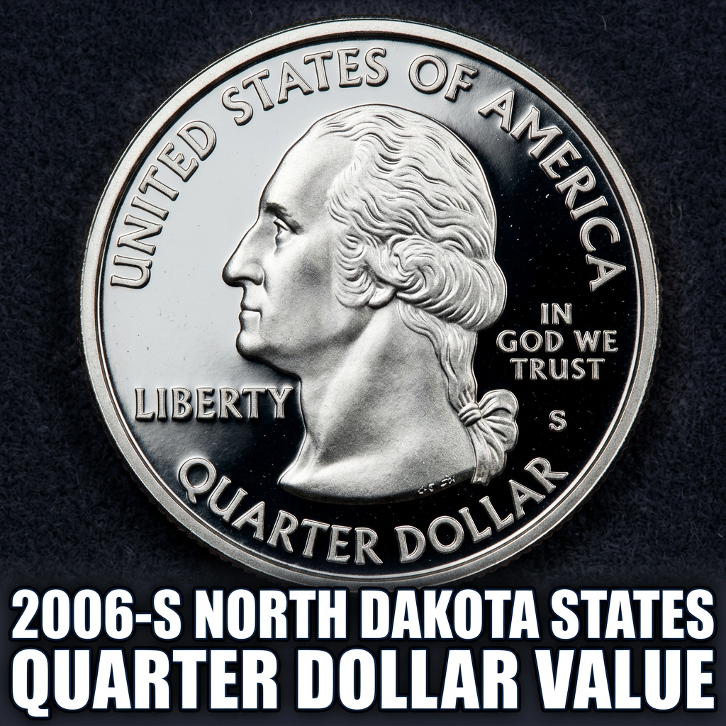 2006-S North Dakota State Quarter Value and What It's Worth Today