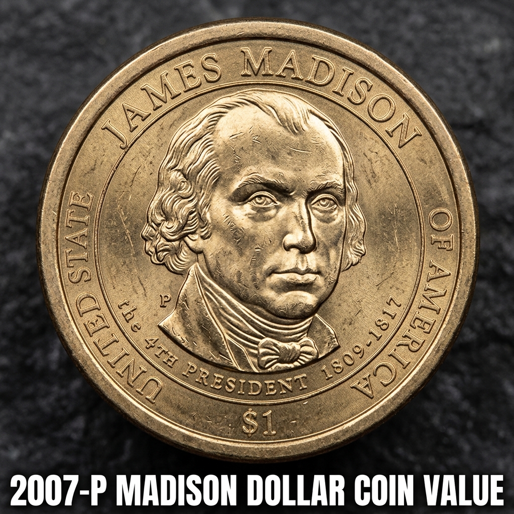 2007-P Madison Dollar Coin Value — What It's Really Worth Today