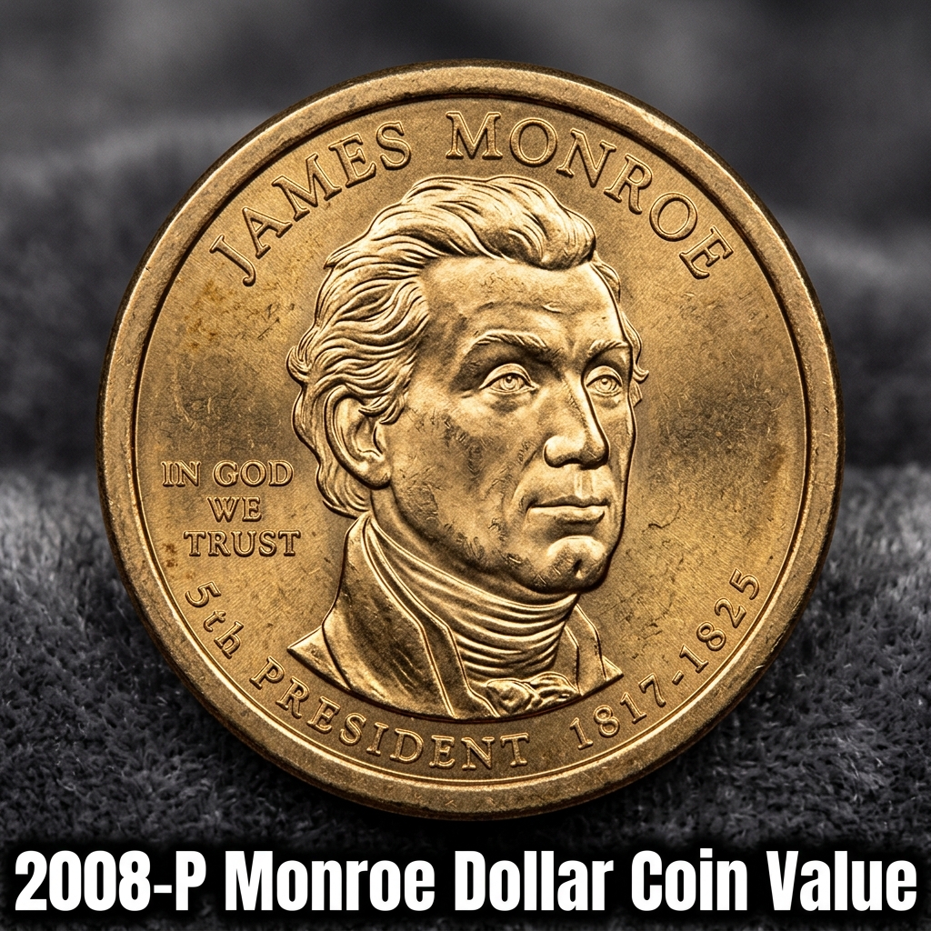 2008-P Monroe Dollar Coin Value — What It's Really Worth Today