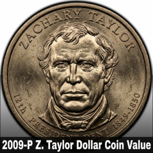 2009-P Zachary Taylor Dollar Coin Value and What It's Worth Today