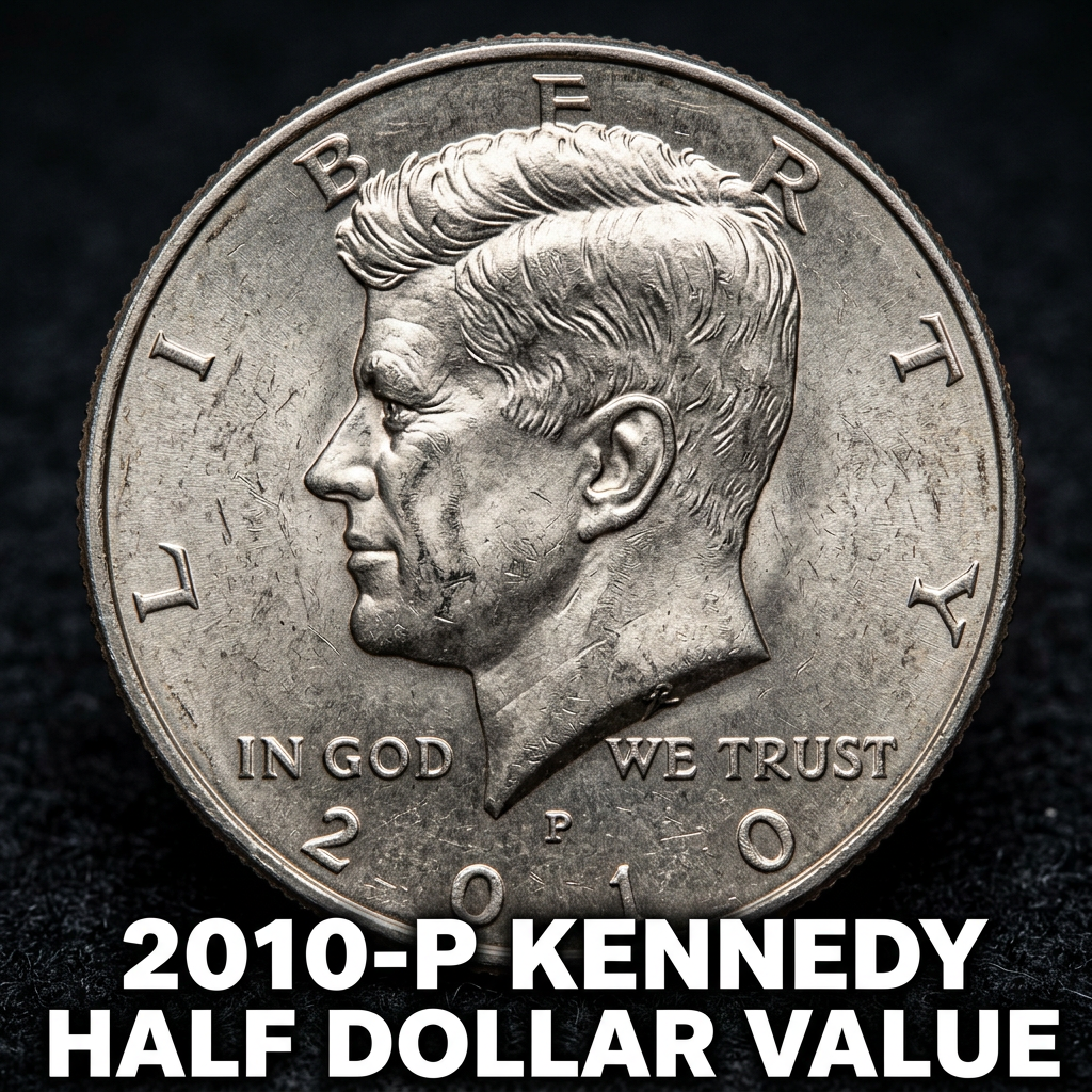 2010-P Kennedy Half Dollar Value and What It's Worth Today