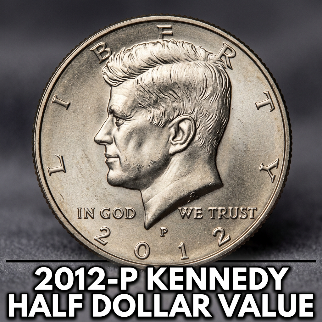 2012-P Kennedy Half Dollar Value and What It's Worth Today
