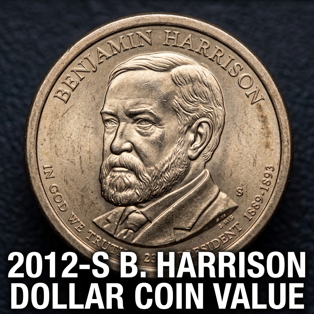 2012-S B. Harrison Presidential Dollar Coin Value and What Collectors Are Paying Today