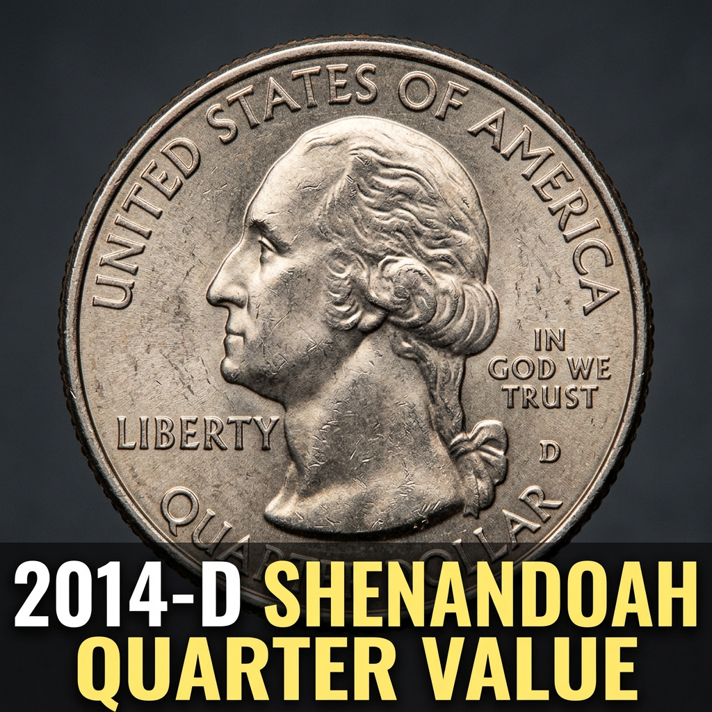 2014-D Shenandoah Quarter Value and What It's Worth Today