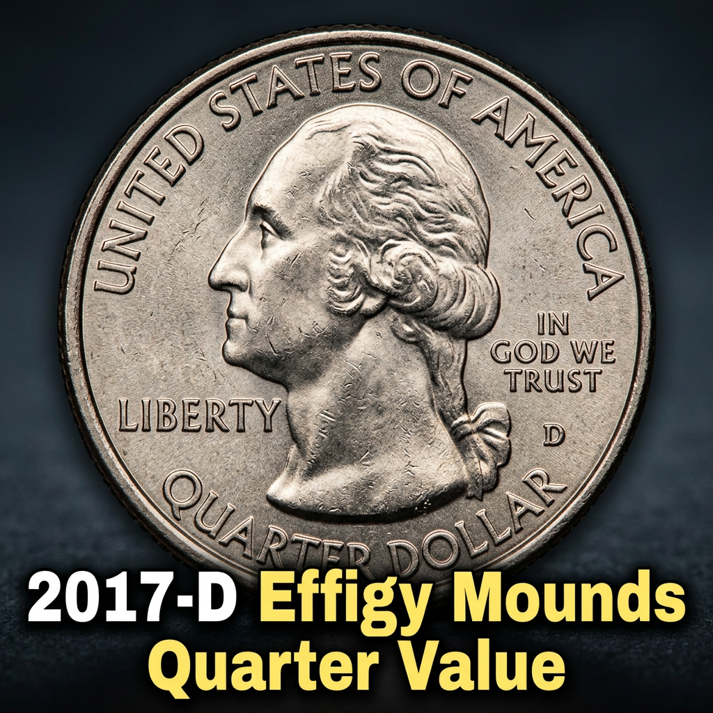 2017-D Effigy Mounds Quarter Worth More Than You Think