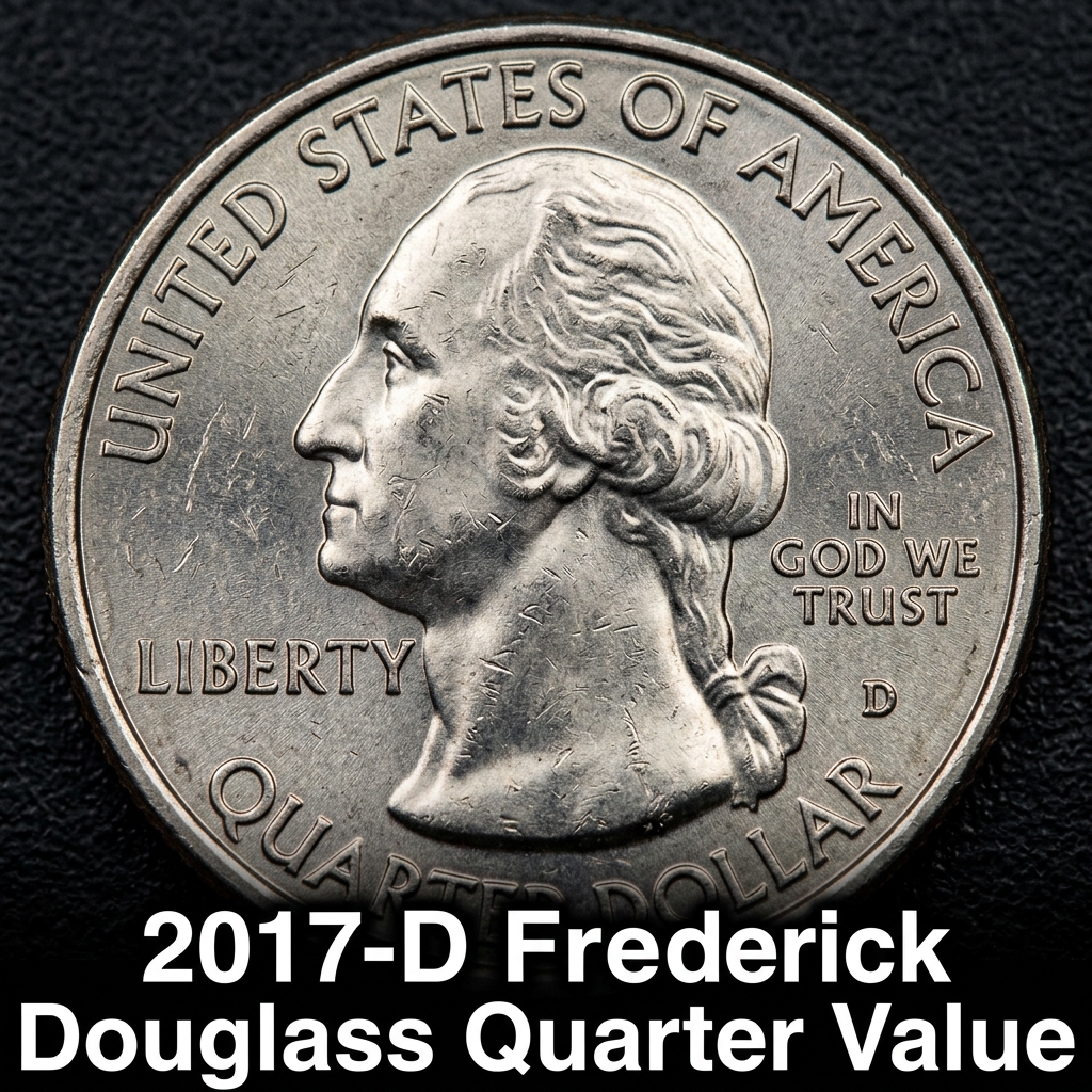 2017-D Frederick Douglass Quarter Worth More Than You Think