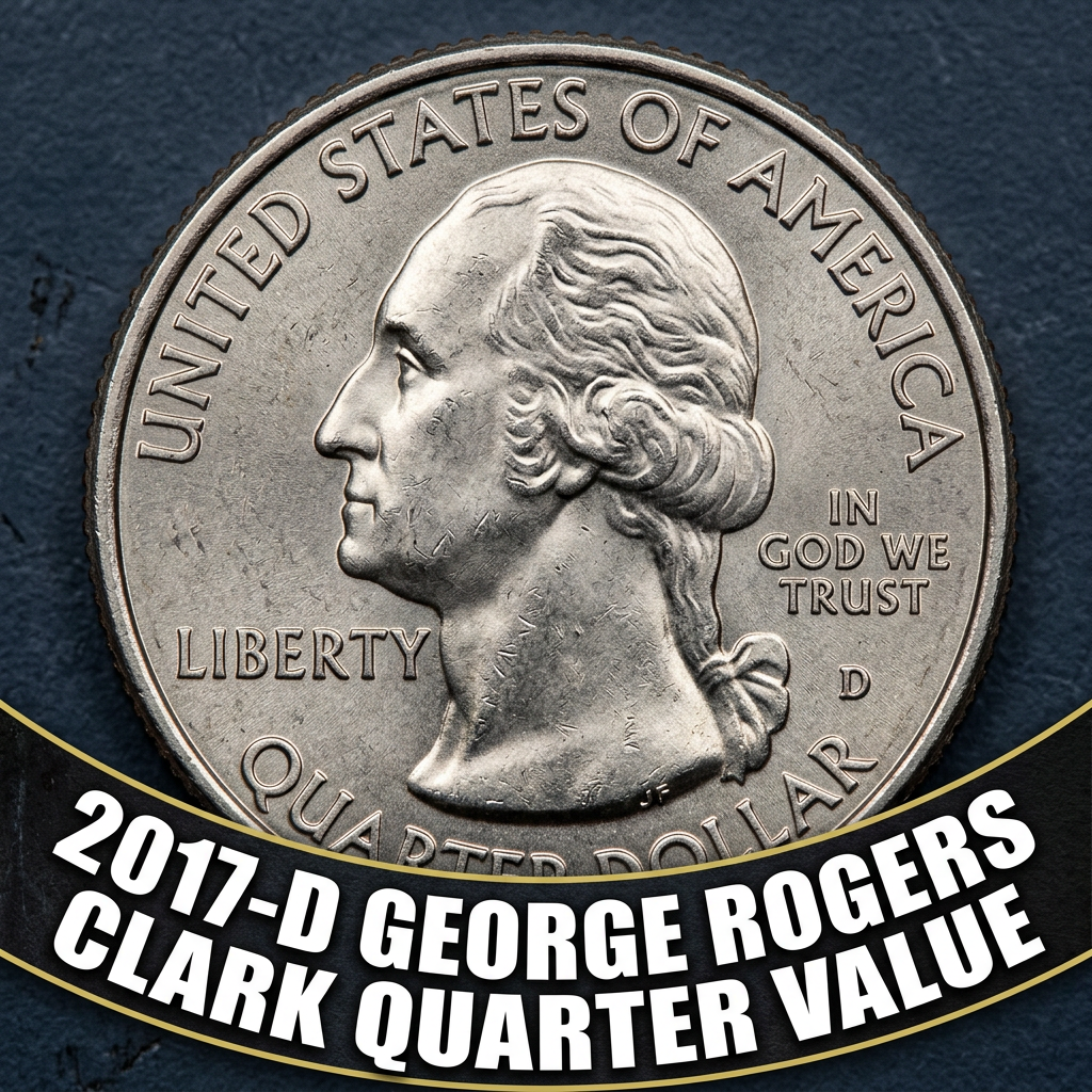2017-D George Rogers Clark Quarter Value and What It's Worth Today