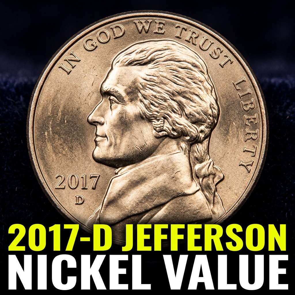 2017-D Jefferson Nickel Value and What It's Worth Today
