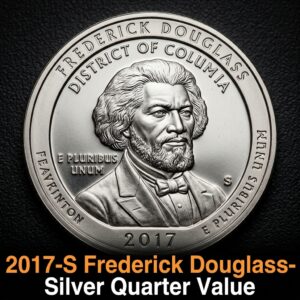 2017-S Frederick Douglass Silver Quarter Worth More Than You Think