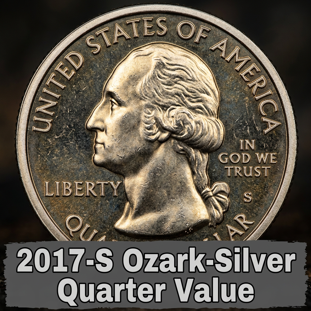 2017-S Ozark National Scenic Riverways Silver Quarter Value and What It's Worth Today