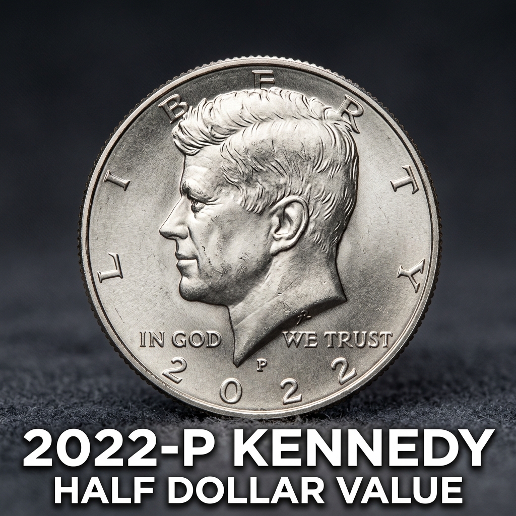 2022-P Kennedy Half Dollar Value and What It's Worth Today