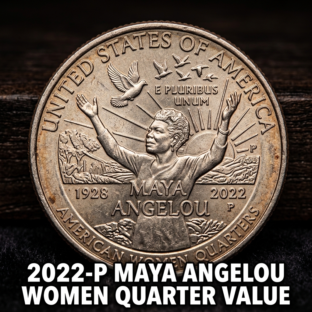 2022-P Maya Angelou Women Quarter Worth More Than You Think