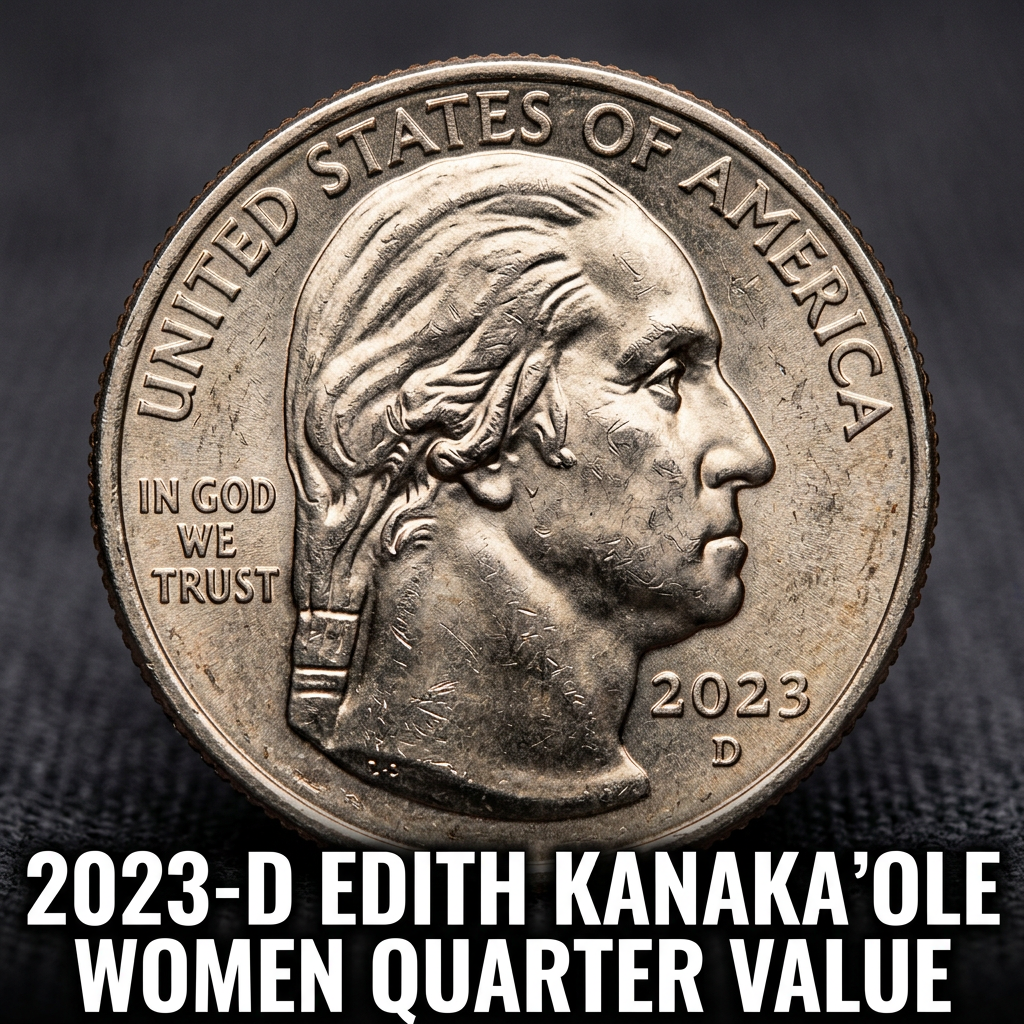 2023-D Edith Kanaka'ole Women Quarter Value and What It's Worth Today