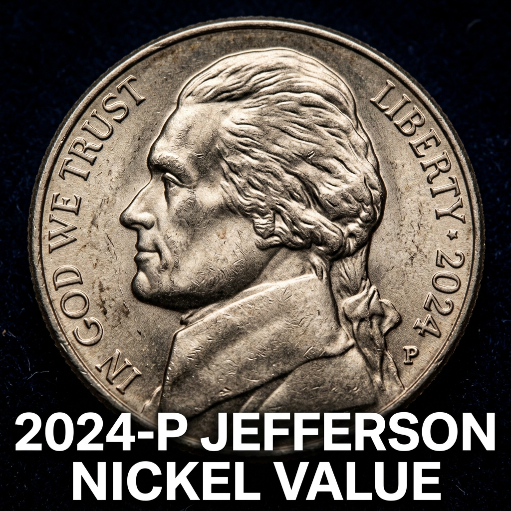 2024-P Jefferson Nickel Value and What It's Worth Today